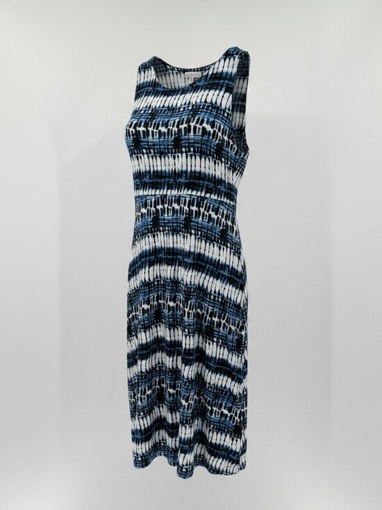 Athleta Dresses & Skirts - Athleta Tie Dye Sleeveless Racerback Casual Dress Athleisure Travel EUC